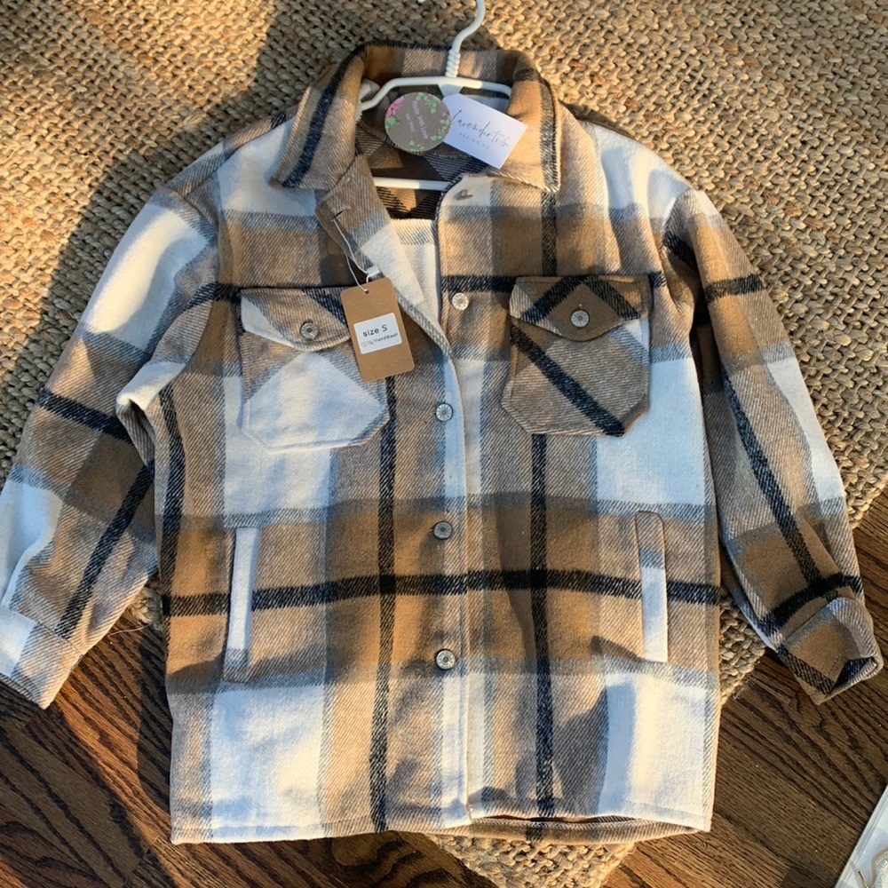 NWT Plaid Shacket